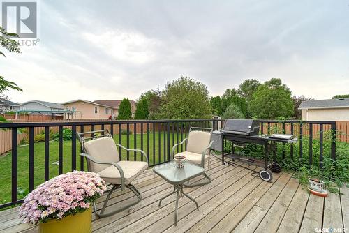 142 Calypso Drive, Moose Jaw, SK - Outdoor With Deck Patio Veranda With Exterior