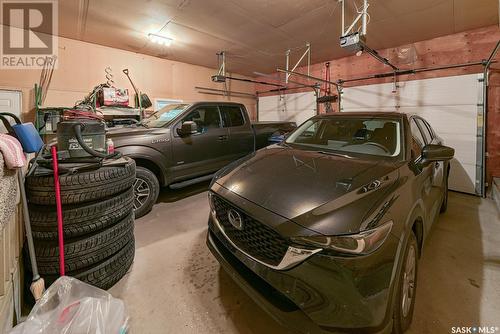 142 Calypso Drive, Moose Jaw, SK - Indoor Photo Showing Garage