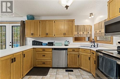 28 Jarvis Court, Moncton, NB - Indoor Photo Showing Kitchen With Double Sink