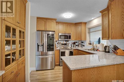 310 J.J. Thiessen Way, Saskatoon, SK - Indoor Photo Showing Kitchen With Double Sink