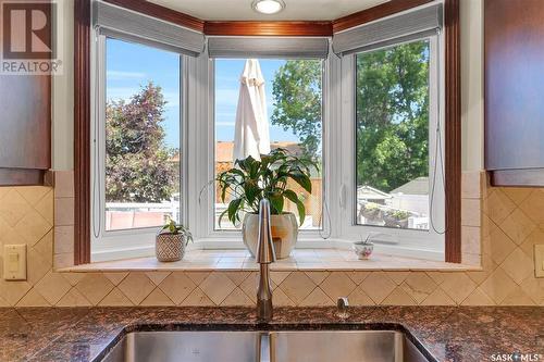 1379 Maple Grove Crescent N, Regina, SK - Indoor Photo Showing Kitchen With Double Sink