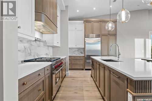 302 404 Cartwright Street, Saskatoon, SK - Indoor Photo Showing Kitchen With Double Sink With Upgraded Kitchen