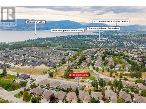 700 South Crest Drive Unit# #8, Kelowna, BC -  With View