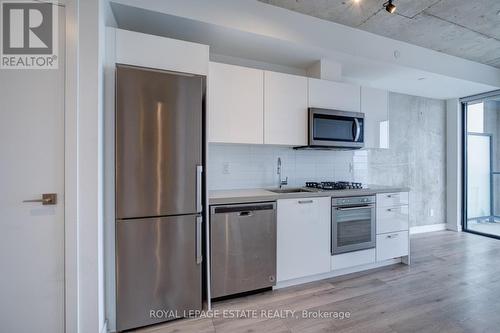 1610 - 55 Ontario Street, Toronto (Moss Park), ON - Indoor Photo Showing Kitchen With Stainless Steel Kitchen With Upgraded Kitchen