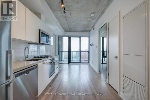 1610 - 55 Ontario Street, Toronto (Moss Park), ON - Indoor Photo Showing Kitchen With Stainless Steel Kitchen With Upgraded Kitchen