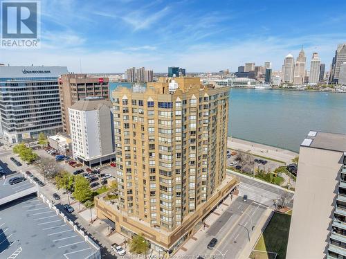 75 Riverside Drive East Unit# 810, Windsor, ON - Outdoor With Body Of Water With View