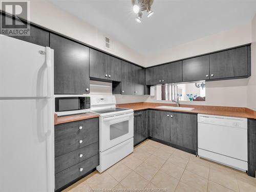 75 Riverside Drive East Unit# 810, Windsor, ON - Indoor Photo Showing Kitchen