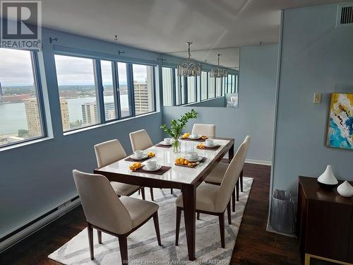 380 Pelissier Unit# 2506, Windsor, ON - Indoor Photo Showing Dining Room