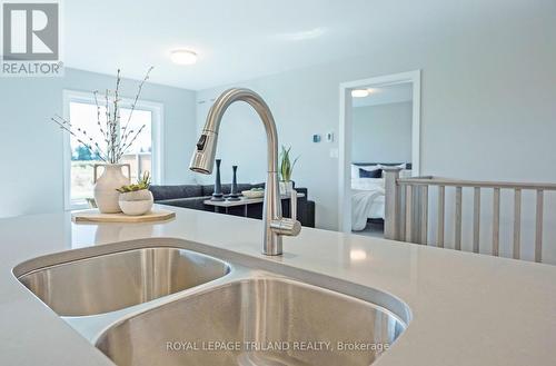 54 Silverleaf Path, St. Thomas, ON - Indoor Photo Showing Kitchen With Double Sink