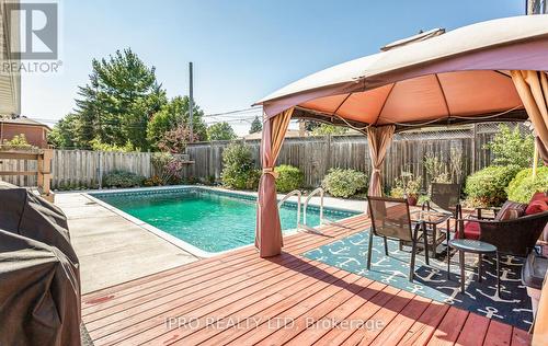 22 Argyle Crescent, Brampton (Avondale), ON - Outdoor With In Ground Pool With Deck Patio Veranda