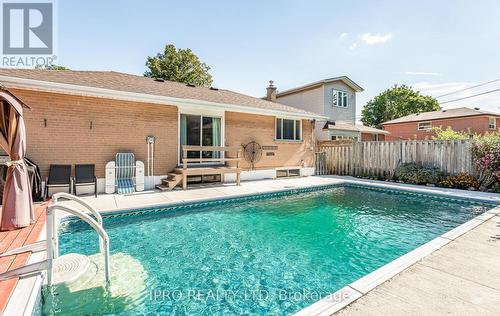 22 Argyle Crescent, Brampton (Avondale), ON - Outdoor With In Ground Pool With Deck Patio Veranda With Exterior