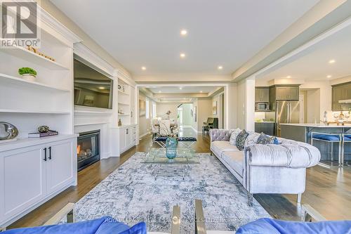 147 Camellia Crescent, Oakville, ON - Indoor Photo Showing Living Room With Fireplace