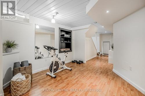 7156 Lowville Heights, Mississauga, ON - Indoor Photo Showing Gym Room