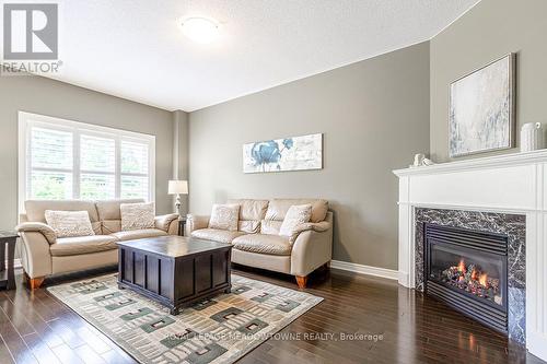 32 Tatra Crescent, Brampton, ON - Indoor Photo Showing Living Room With Fireplace