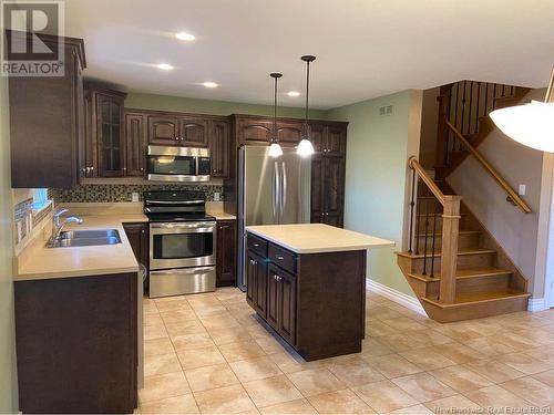 97 Stoneham, Moncton, NB - Indoor Photo Showing Kitchen With Double Sink