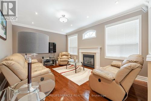 21 Summershade Street, Brampton (Vales Of Castlemore), ON - Indoor Photo Showing Living Room With Fireplace