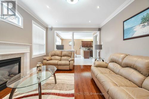 21 Summershade Street, Brampton, ON - Indoor Photo Showing Living Room With Fireplace