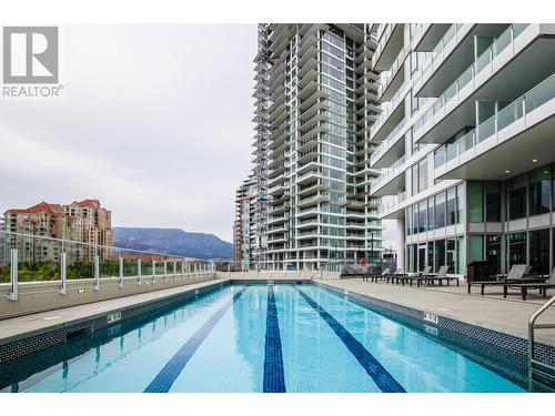 1191 Sunset Drive Unit# 2002, Kelowna, BC - Outdoor With In Ground Pool