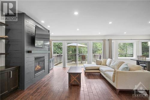 2744 Richardson Side Road, Ottawa, ON - Indoor Photo Showing Living Room With Fireplace