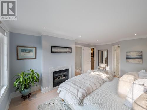 43 Northern Dancer Boulevard, Toronto (The Beaches), ON - Indoor Photo Showing Bedroom With Fireplace