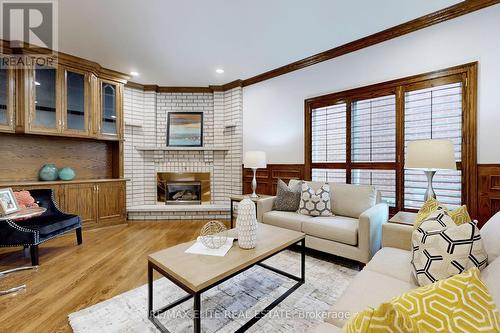 8 Tivoli Avenue, Richmond Hill, ON - Indoor Photo Showing Living Room With Fireplace