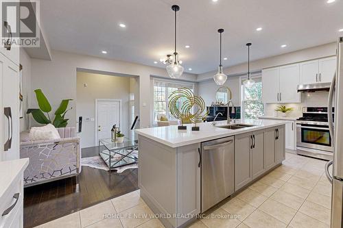 10271 Woodbine Avenue, Markham (Cathedraltown), ON - Indoor Photo Showing Kitchen With Double Sink With Upgraded Kitchen