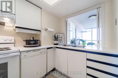 2101 - 45 Kingsbridge Garden Circle, Mississauga (Hurontario), ON - Indoor Photo Showing Kitchen With Double Sink