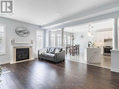 4664 Ray Lane, Burlington (Alton), ON - Indoor Photo Showing Living Room With Fireplace