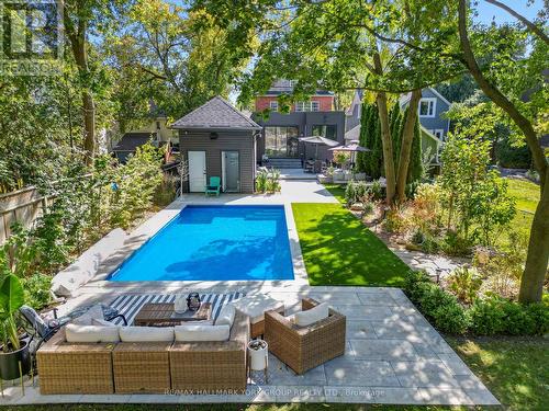 119 Richmond Street, Richmond Hill, ON - Outdoor With In Ground Pool With Backyard