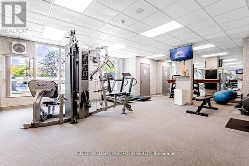 201 - 28 Pemberton Avenue, Toronto (Newtonbrook East), ON - Indoor Photo Showing Gym Room