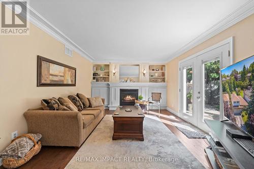 455 Tweedsmuir Street, Oshawa, ON - Indoor Photo Showing Living Room With Fireplace