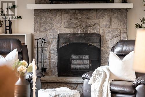 884 Catskill Drive, Oshawa (Northglen), ON - Indoor Photo Showing Living Room With Fireplace