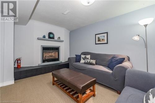 34 Wilson Crescent, Elora, ON - Indoor Photo Showing Living Room With Fireplace