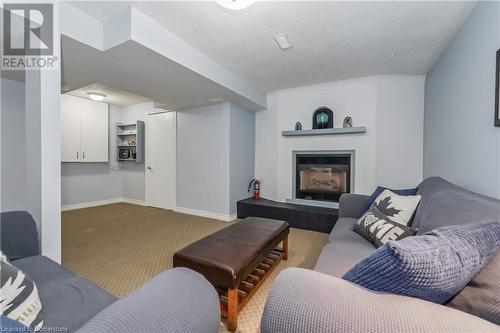 34 Wilson Crescent, Elora, ON - Indoor Photo Showing Living Room With Fireplace