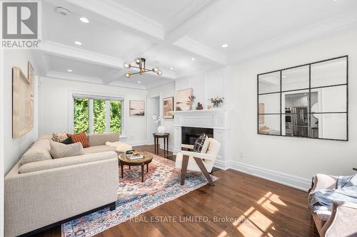 119 Burnhamthorpe Road, Toronto (Islington-City Centre West), ON - Indoor Photo Showing Living Room With Fireplace