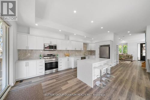 50 Bell Avenue, Hamilton, ON - Indoor Photo Showing Kitchen With Upgraded Kitchen