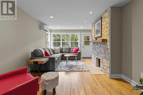 55 Poplar Avenue, St. John'S, NL - Indoor Photo Showing Living Room With Fireplace