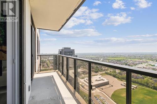 3408 - 36 Elm Drive, Mississauga (Fairview), ON - Outdoor With Balcony With View With Exterior