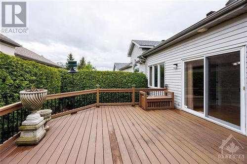 Easy access private deck - 93 Kinmount Private, Ottawa, ON - Outdoor With Deck Patio Veranda With Exterior