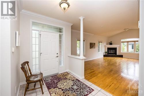 large foyer - 93 Kinmount Private, Ottawa, ON - Indoor With Fireplace