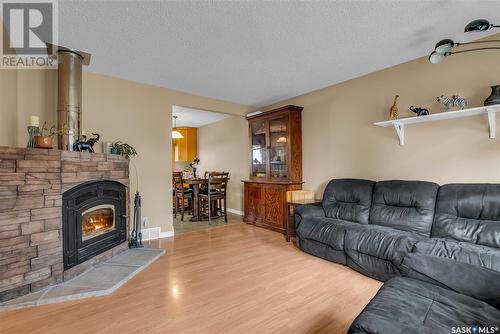 39 Peeling Avenue, Saskatoon, SK - Indoor Photo Showing Living Room With Fireplace