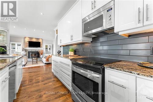 4232 Armitage Avenue, Ottawa, ON - Indoor Photo Showing Kitchen With Fireplace