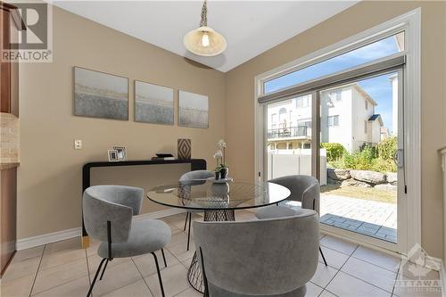 Eating area virtually staged - 779 Fletcher Circle, Ottawa, ON - Indoor Photo Showing Dining Room