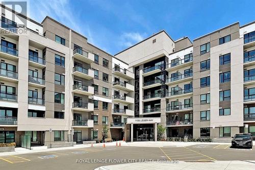 407 - 1105 Leger Way, Milton, ON - Outdoor With Balcony With Facade