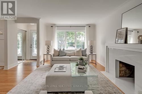 270 Felan Avenue, Oakville (Old Oakville), ON - Indoor Photo Showing Living Room With Fireplace