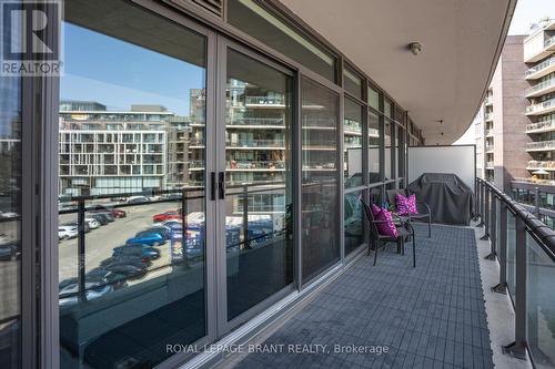 #414 - 319 Carlaw Avenue, Toronto (South Riverdale), ON - Outdoor With Balcony With Exterior