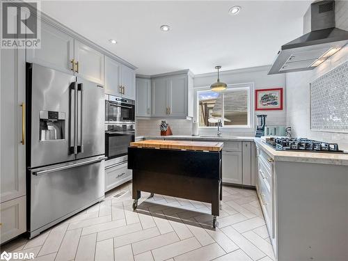 102 Twenty Third Street, Toronto, ON - Indoor Photo Showing Kitchen With Stainless Steel Kitchen