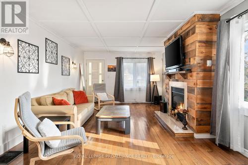 550 Old Highway 2, Quinte West, ON - Indoor Photo Showing Living Room With Fireplace