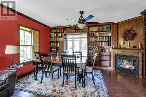 14787 Neville Road, South Stormont, ON - Indoor With Fireplace