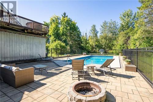 14787 Neville Road, South Stormont, ON - Outdoor With In Ground Pool With Deck Patio Veranda With Backyard